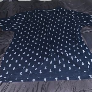 Men's Short Sleeve Pineapple Shirt